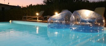 "Villa Spiaggia Plaja" with Sea View, Private Terraces & Private Pool