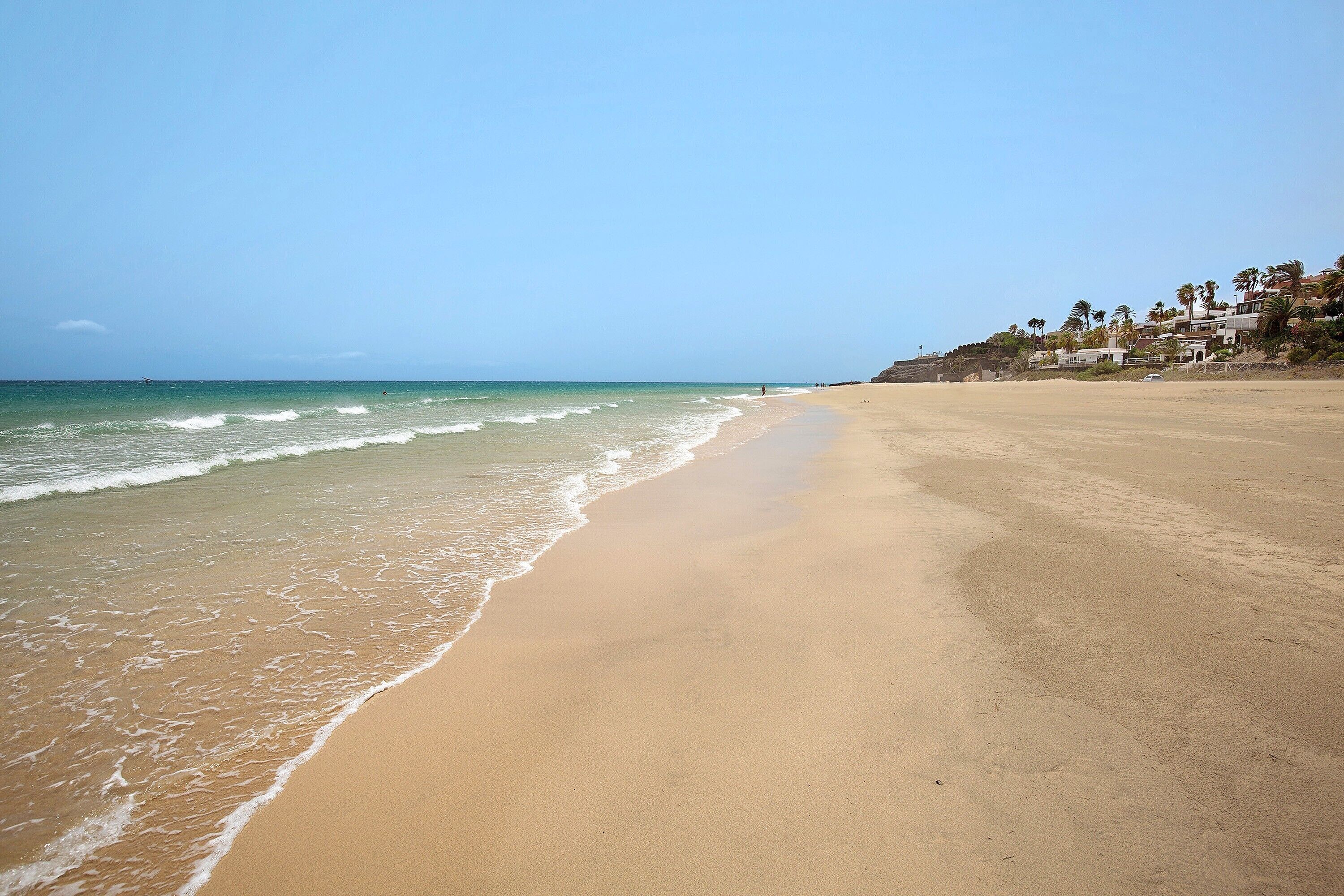 Vlak bij het strand