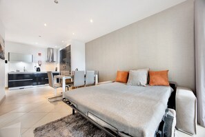 1 bedroom, iron/ironing board, free WiFi, bed sheets - Apartment "Tourismer C" with Pool, Balcony & Wi-Fi (Lagos)