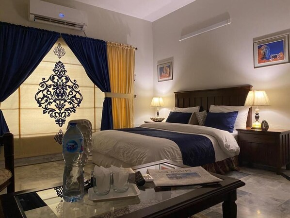 Dobbeltrom – deluxe | Strykejern/-brett og wi-fi (inkludert)