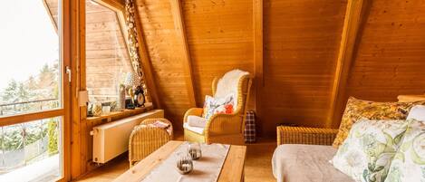 Blick von der Unterkunft