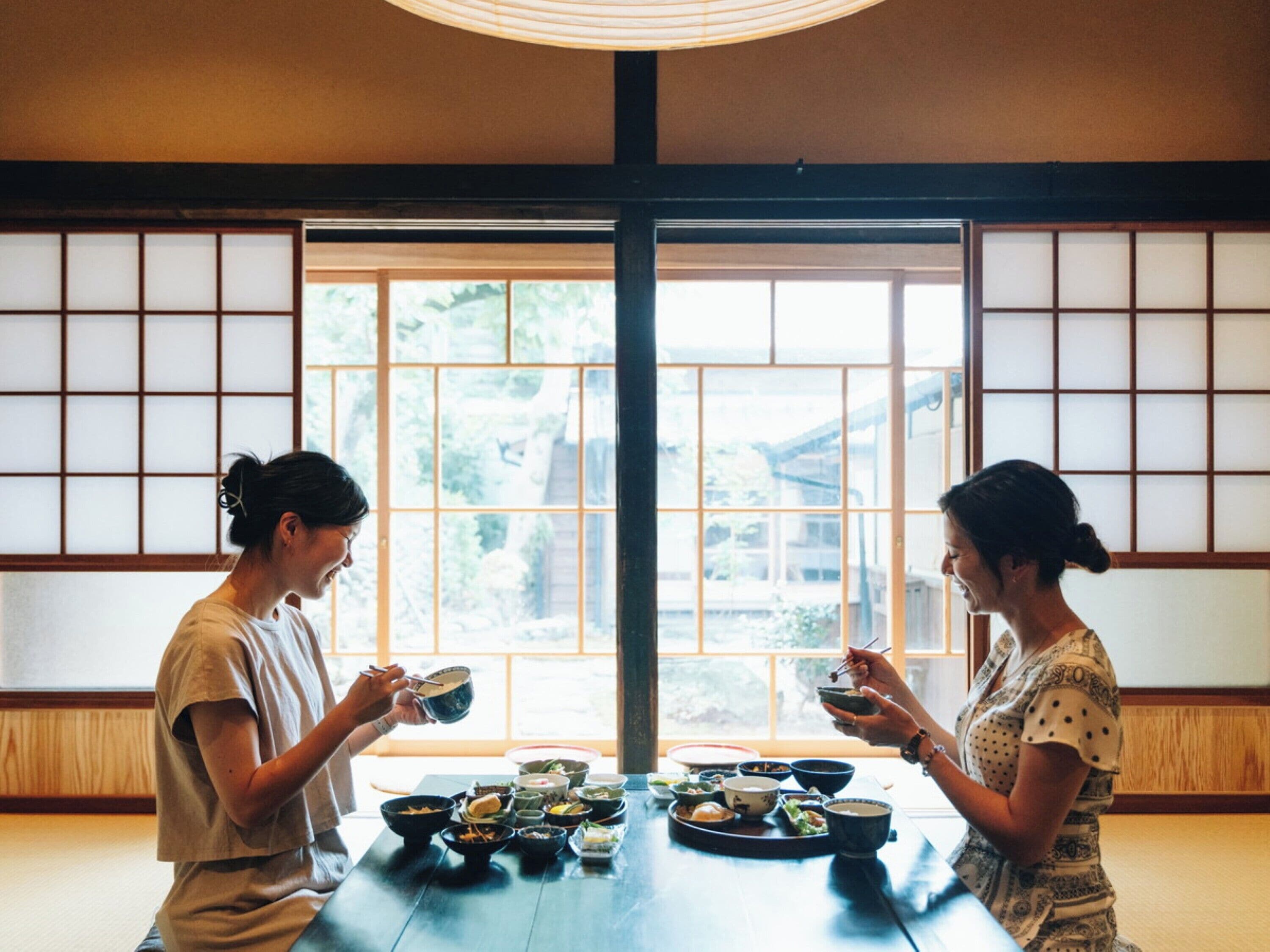 Japanese-Western Room, Non Smoking (BAIGETSUAN, Japanese Style) | Individually decorated, individually furnished, free WiFi, bed sheets