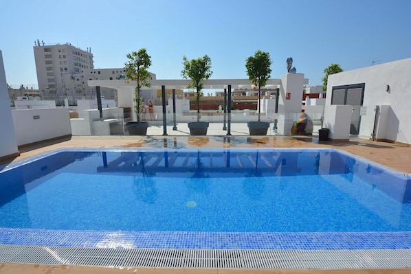 Una piscina climatizada