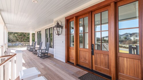 Steps to Sand, Ocean Views, Game Room, Private Pool + Outdoor Kitchen