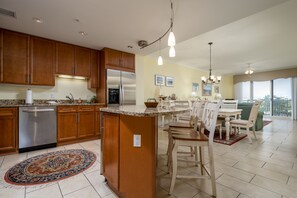 Mini-fridge, microwave, dishwasher