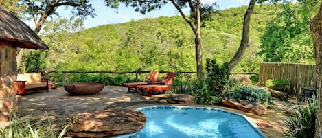 Villa Luxe, 2 chambres, vue jardin | Vue de la chambre
