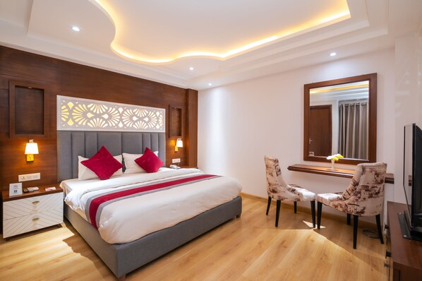 Estudio ejecutivo (Suite Room) | Ropa de cama de alta calidad y decoración personalizada 