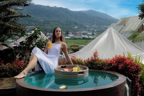 Utsikt fra overnattingsstedet