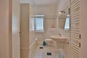 Shower, hair dryer
