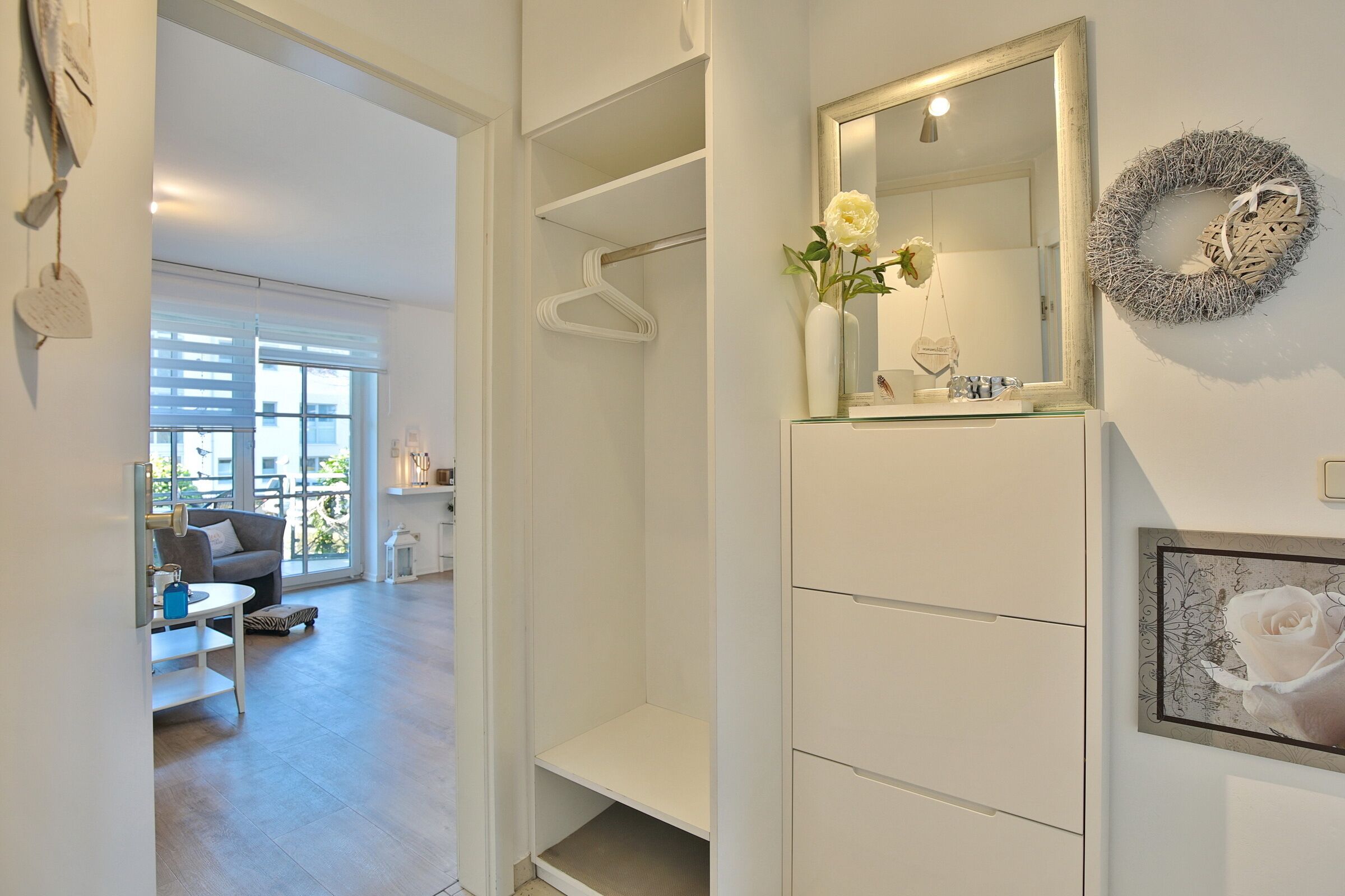 TV, DVD player, stereo