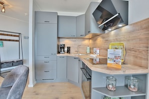 Kühlschrank, Ofen, Herdplatte, Geschirrspüler