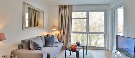 Télévision, lecteur de DVD, chaîne hi-fi