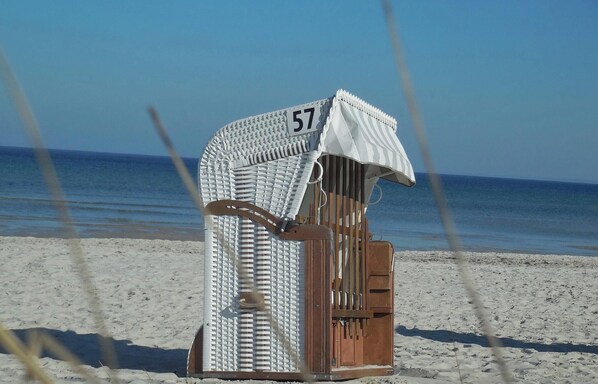 Vlak bij het strand