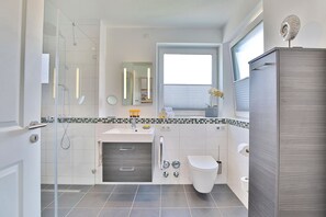 Shower, hair dryer