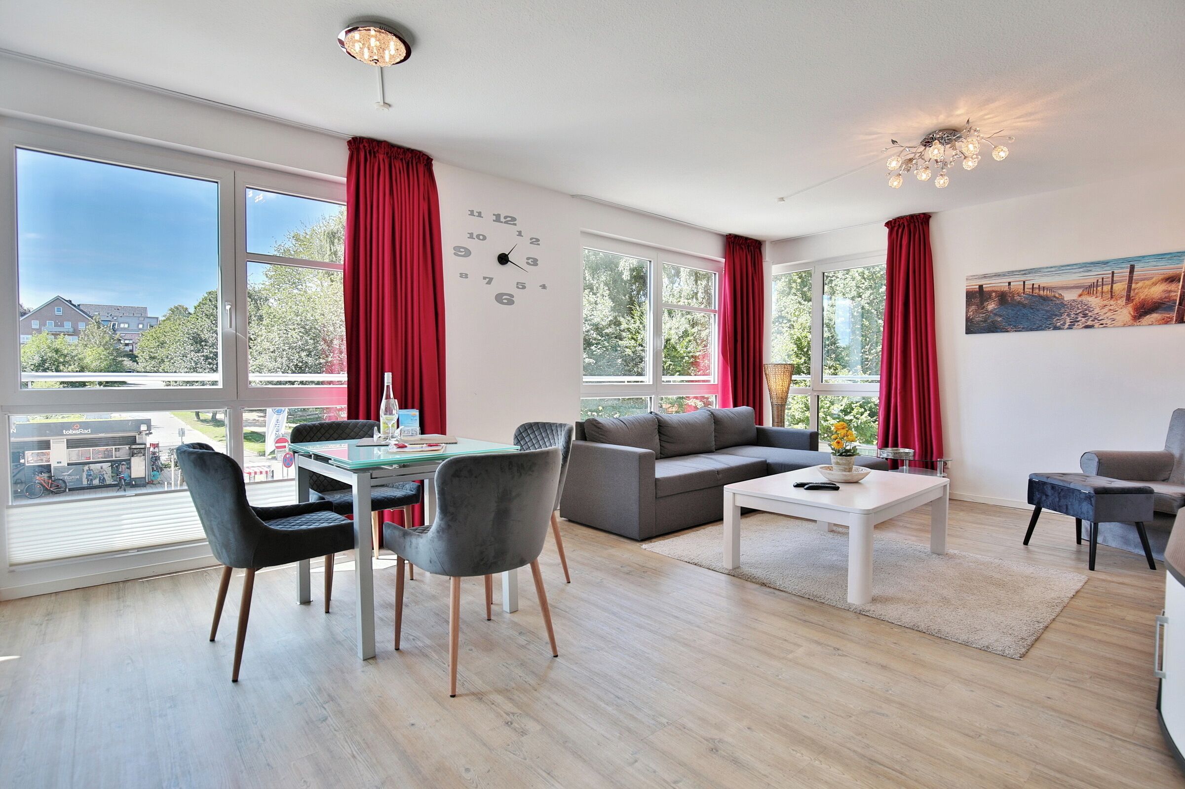 TV, DVD player, stereo