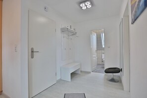 Een douche, een haardroger