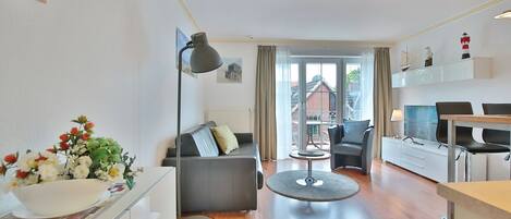 TV, DVD player, stereo