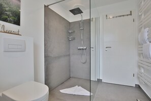 Shower, hair dryer