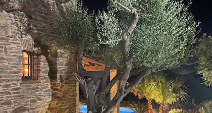 Maison provençale de charme climatisée dans le Golfe de St- Tropez belle piscine