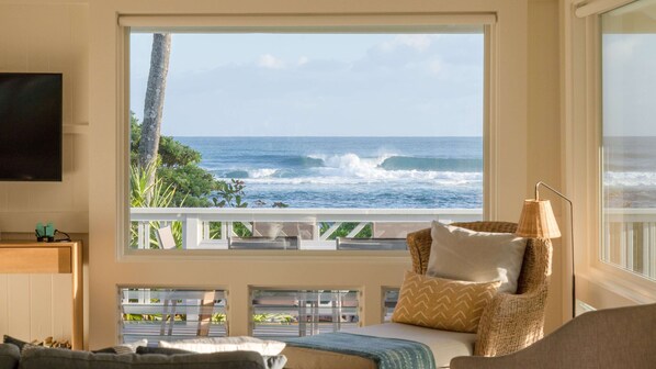 Smart TV - Hale Kalani: 2 BR, 2 BA House in Haena, Sleeps 4 (Haena)