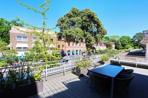 Outdoor dining - Penthouse am Platz Beach Loft Appartement 6 (Timmendorfer Strand)