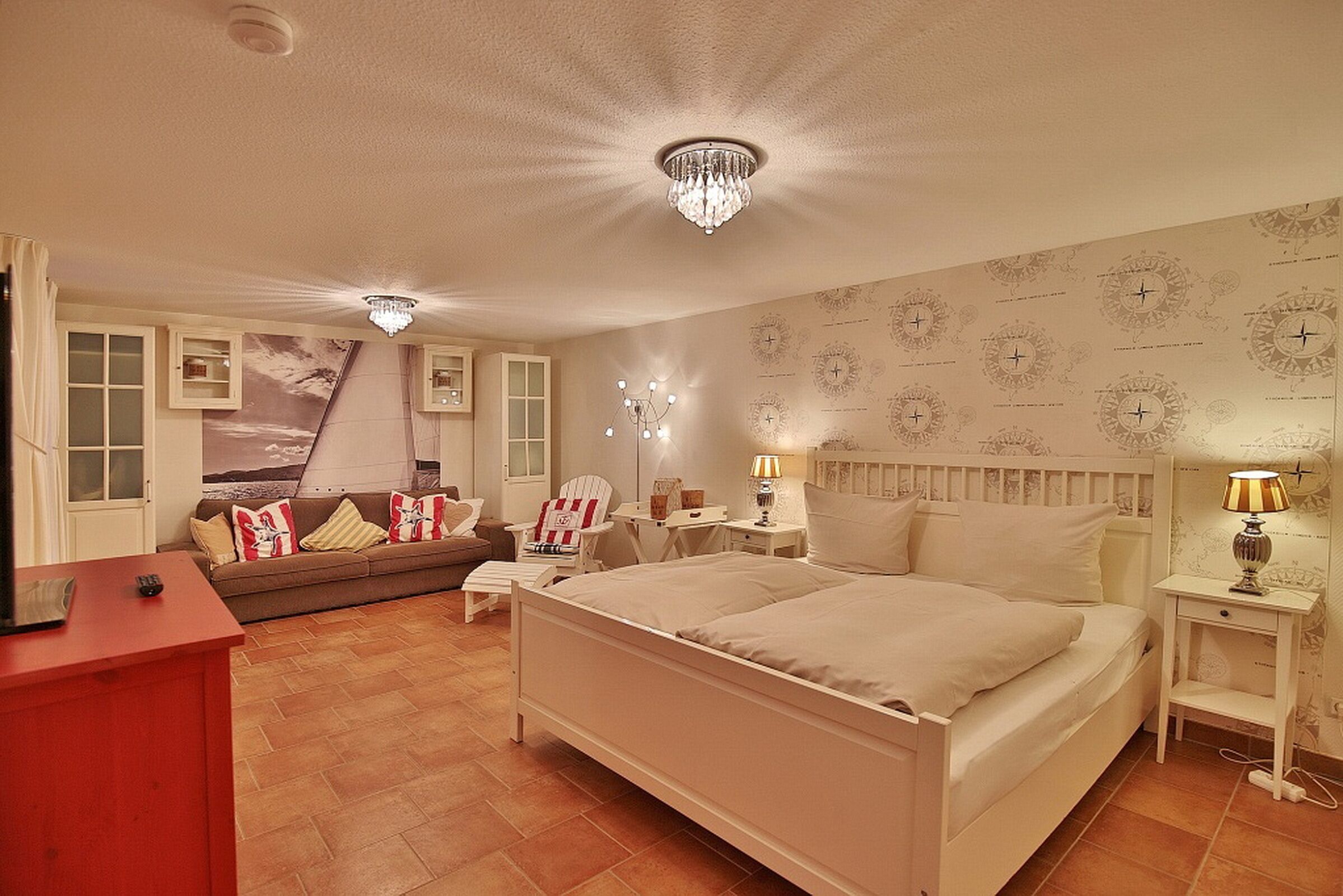 2 bedrooms, iron/ironing board, travel crib, free WiFi