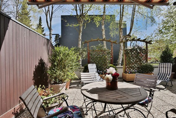 Outdoor dining - Haus Robinson Appartement 2 (Timmendorfer Strand)