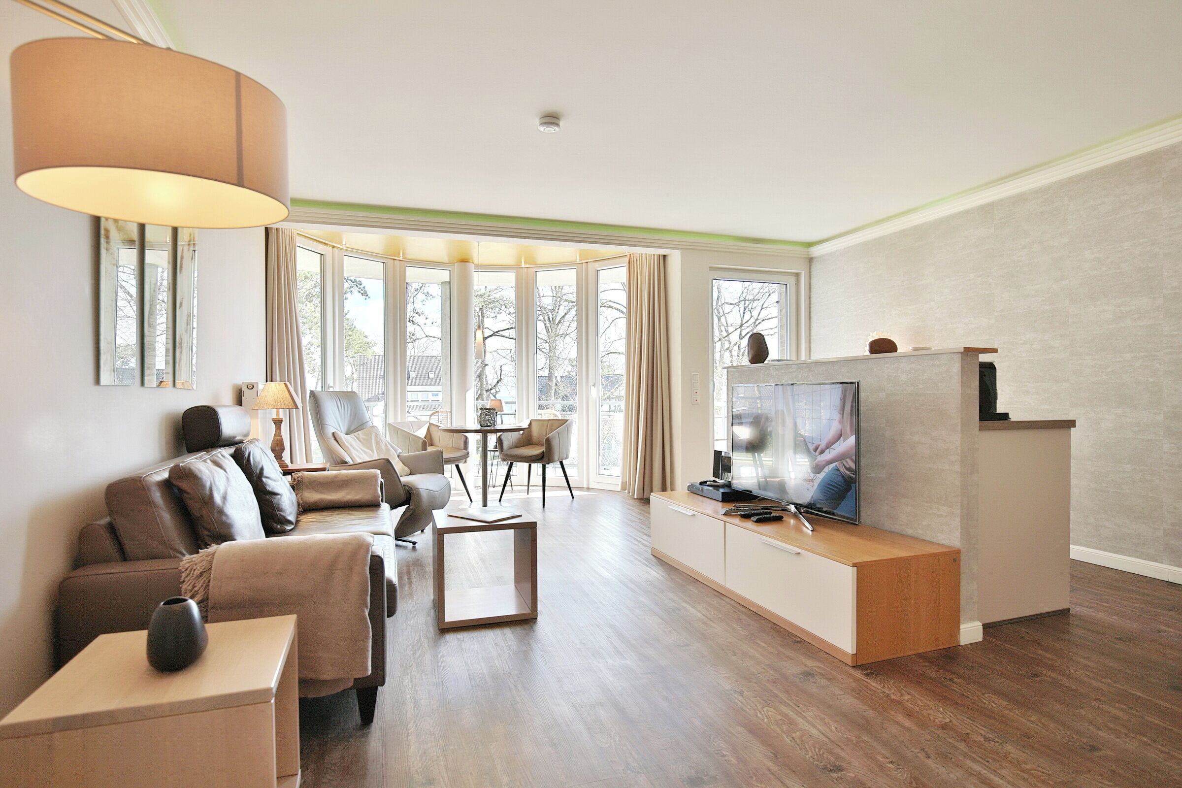 TV, DVD player, stereo