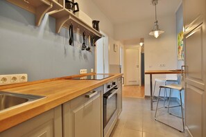 Fridge, oven, stovetop, dishwasher - Strandkoje Kastanienallee (Timmendorfer Strand)