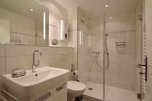 Shower, hair dryer