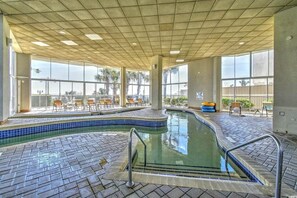 Indoor pool, outdoor pool