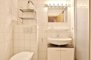 Douche, séchoir à cheveux