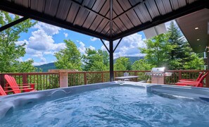 Bain à remous extérieur