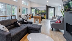 Living area - L'Escapade du Domaine - Peaceful Nature Stay (Pont-Rouge)