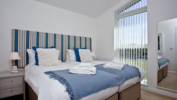 2 bedrooms, free WiFi, bed sheets, wheelchair access