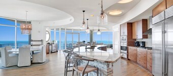 Turquoise Place C1501 | Gorgeous Updates! Oversized, hot tub/grill on deck, huge slide for kids!