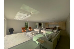 Living area - Hillside New house Views king Beds (South Pasadena)