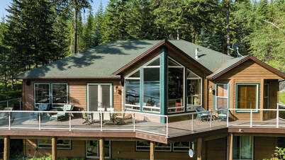 Wildcat Creek Lodge |Waterfront on Hayden Lake