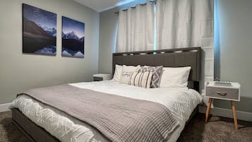 3 bedrooms, iron/ironing board, travel cot, free WiFi