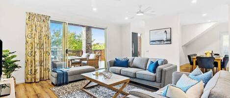 TV, video games, books, offices