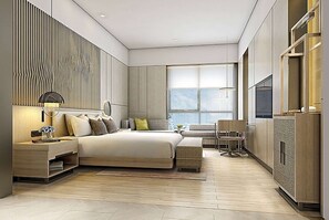 Pillowtop-bedden, een minibar, een strijkplank/strijkijzer, gratis wifi