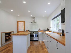 Dishwasher, high chair, cookware/dishes/utensils