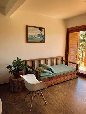 Luxury House, Pool Access, Mountain View | Living area - Casa Pantai Beach Village Praia do Rosa (Imbituba)