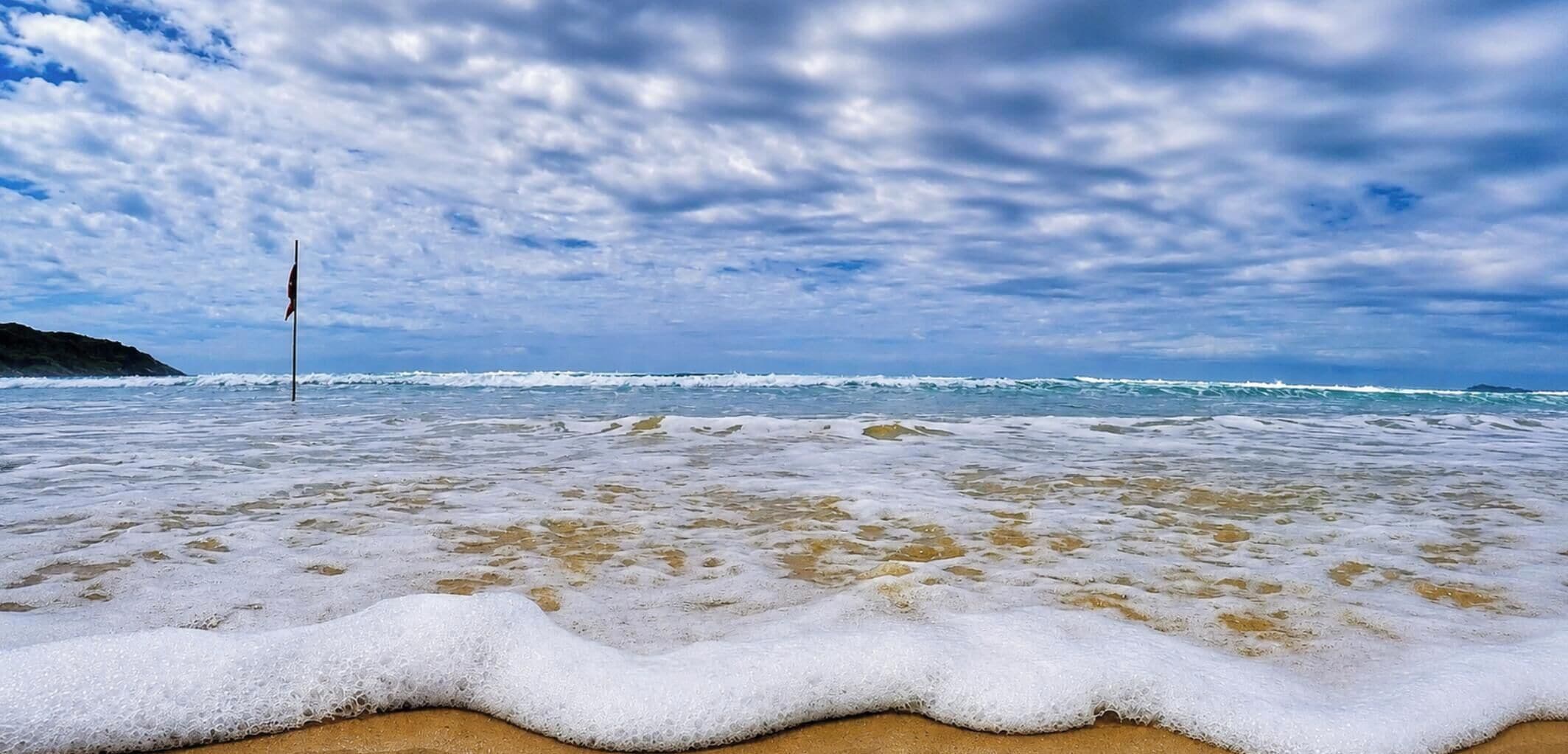 Beach nearby, white sand
