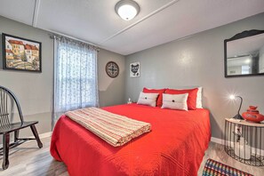 2 chambres, fer et planche à repasser, Wi-Fi, draps fournis