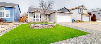 Dog-friendly home with sunset/mountain view & fireplace - near USAFA/Fort Carson