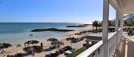 Sun loungers, beach towels