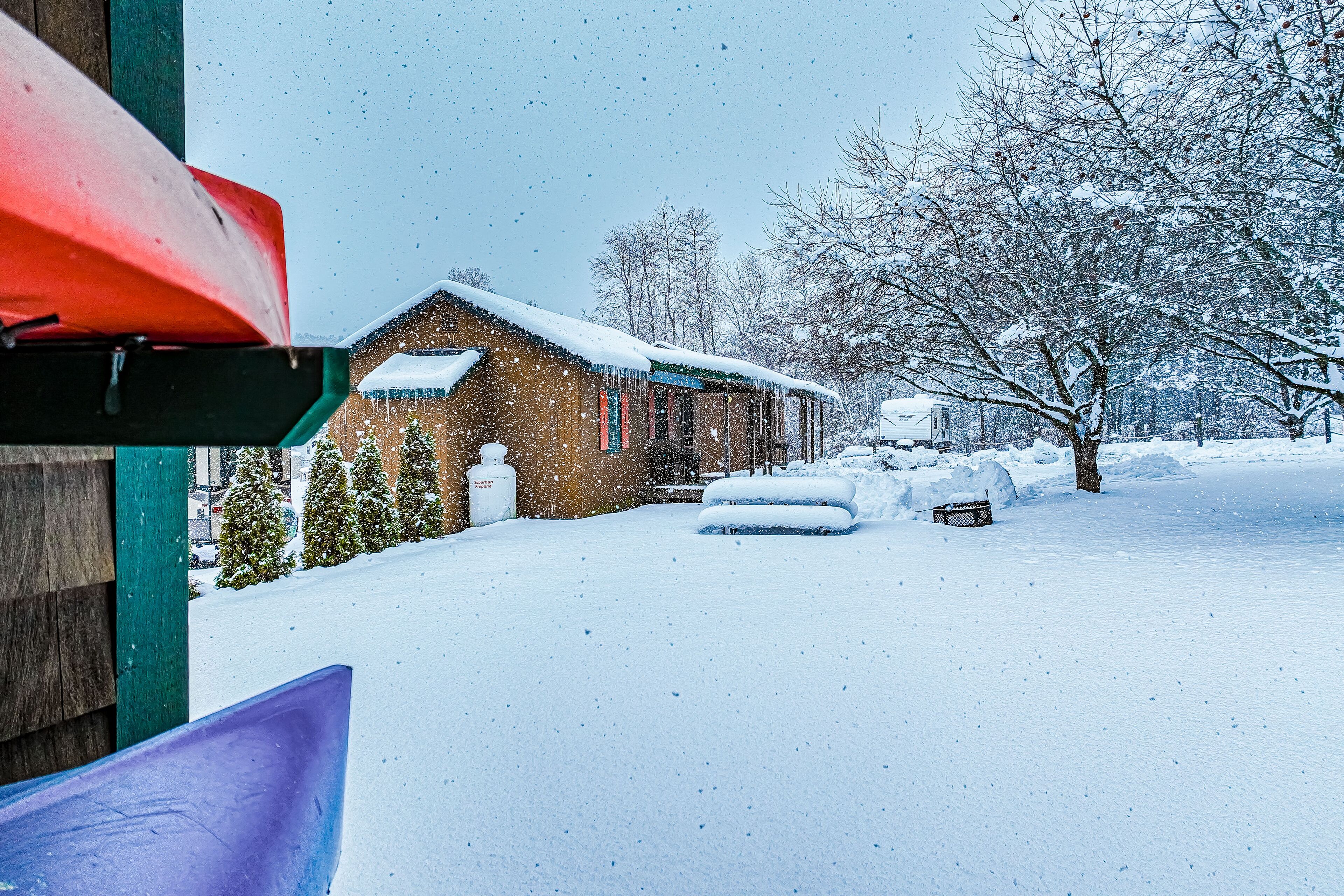 Overnatningsstedets område