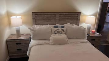 2 bedrooms, iron/ironing board, travel crib, free WiFi