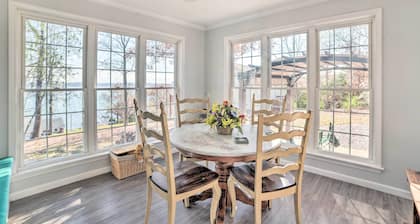 Country-Chic Home w/ Fire Pit, Steps to Lake!